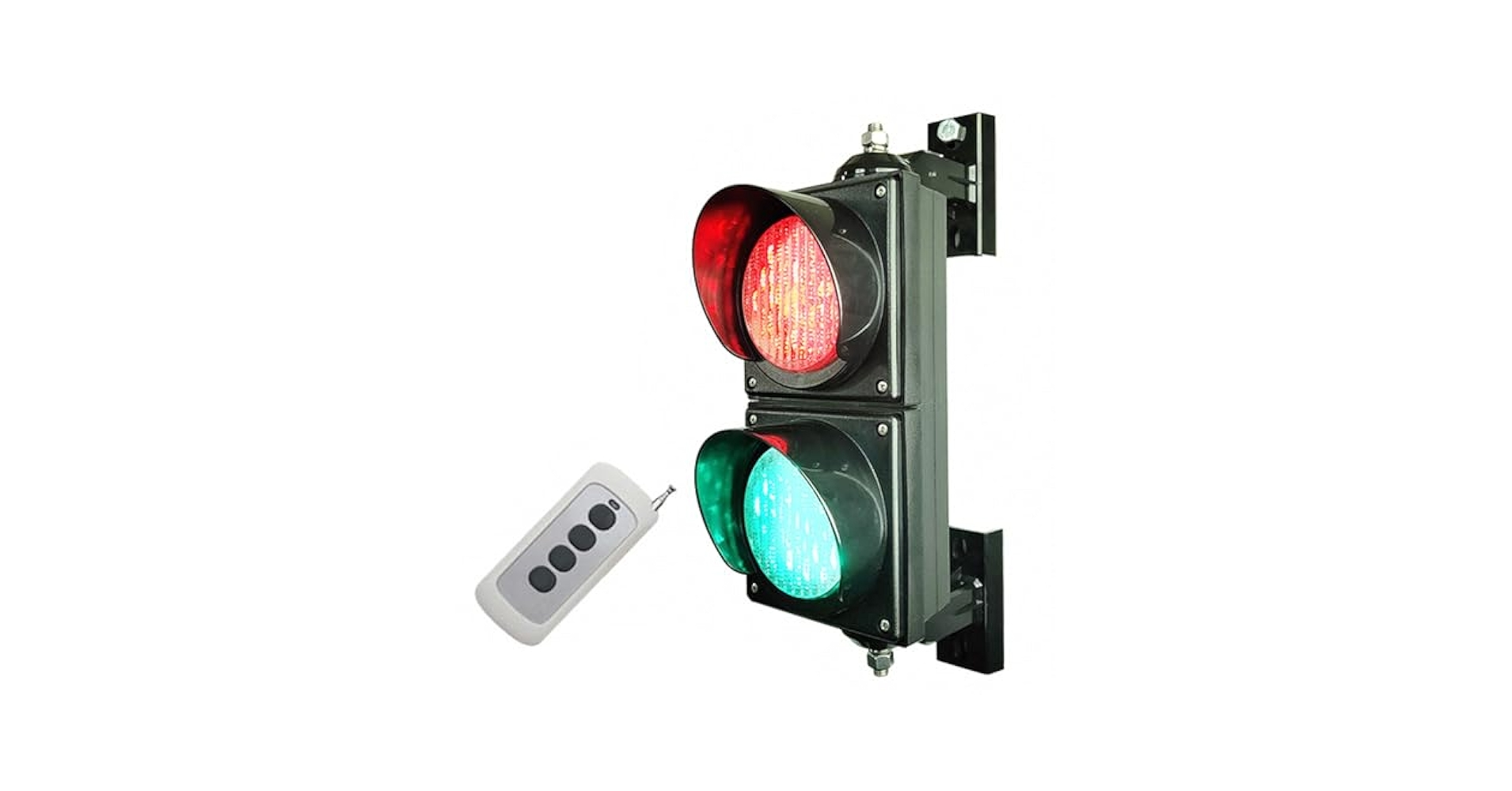 Amazon.co.jp: 2 ライトセクション 赤と緑 100mm/4 インチ LED